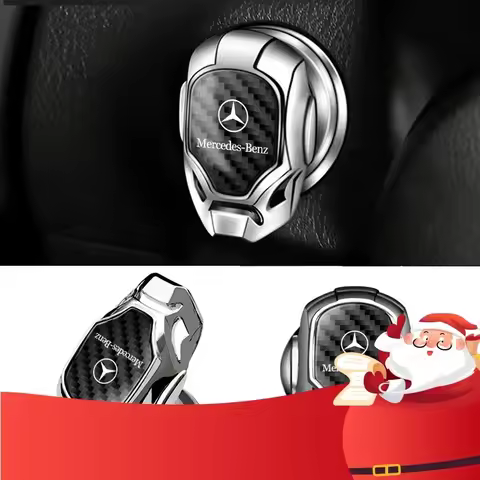 One-key Start Cover Car Engine Start-stop Button Cover For Mercedes Benz W204 W205 W211 203 212 S E 