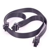 PCI Express 8pin to Dual 6+2Pin Power Supply Cable GPU PCIe 8 Pin 1 to 2 Spliter For Corsair HX1050 