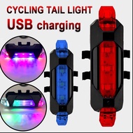 Tail light Bike Rechargeable Bicycle Accessories Lights For MTB  Light Rechargeable Riding Equipment USB Charging LED Color Strobe Lights Bike Rear Light For Bike Mountain Cycling Colorful Back Light For Bike Tail Light  Bike Waterproof