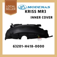 MODENAS KRISS MR3 REAR FENDER INNER COVER KAVER HITAM MATT BLACK PLASTIC MR 3 EURO3 READY STOCK
