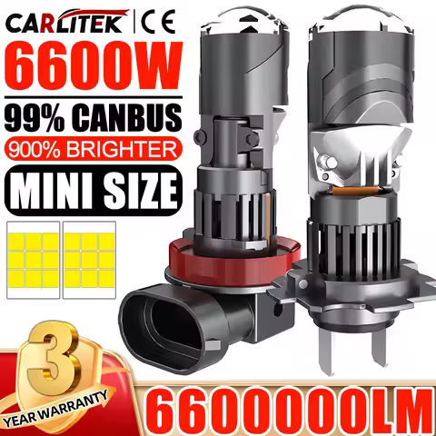 H7 LED Projector Lens Car Headlight Bulbs H4 H11 H8 H9 9005 HB3 9006 HB4 9012 HIR2 Canbus High Power