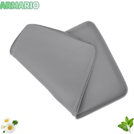 IARMARIOQR Silicone Coffee Mat, Raised Edges Waterproof Coffee Bar Mat, Durable Light Gray 15.75x19.