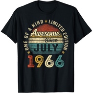 Men's cotton T-shirt Retro 59 Years Old July 1966 Vintage 59th Birthday Men Women T-Shirt
