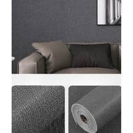 3D Linen Foam Wallpaper Roll (50cm x 280cm) Thick Foam Wall Sticker Foil Anti-Moisture