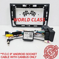 VOLKSWAGEN BEETLE 2011-2022 ANDROID 9" CASING + CANBUS (FREE PLUG AND PLAY CABLE)