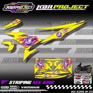 MX KING STIKER STRIPING PREMIUM MOTOR KEREN LIS VARIASI MX KING STIKER MOTOR YAMAHA DESAIN RACING M