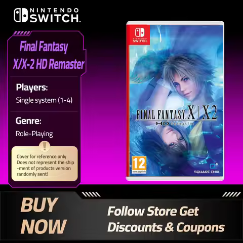 Final Fantasy X/X-2 HD Remaster- Nintendo Switch Game Card Games Cartridge Physical Card support TV 