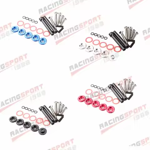 ALUMINUM ENGINE VALVE COVER WASHERS KIT+BOLTS FOR HONDA D-Series (D15/D16)