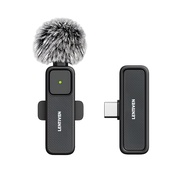 LENTIVEN Wireless Microphone Mic Wireless Clip On Microphone Mikrofon Lavalier HP Plug & Play SE82