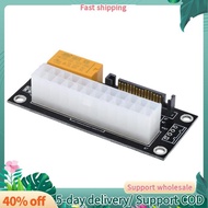 Dual PSU Power Supply Sync Adapter Add2Psu ATX 24Pin to 15Pin SATA Synchronous Connector Riser Cable