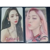 CLEAREANCE PC PHOTOCARD KARINA TC LTS AESPA