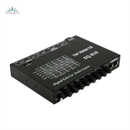 EQ-819 Car Equalizer Multifunctional Car Equalizer Multifunctional Car Audio EQ Tuning Crossover Amp