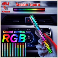 RGB Music Lights RGB Bar Strip Audio Indicator RGB Strip Lights RGB LED Lights Music Strip Lights Fo