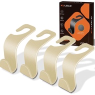 Car Seat Hooks & Purse Holder - 4 Pack Boxed,55 lb Heavy Duty,Eco PP Car Hooks for Purse/Bag/Baby Ge