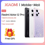 Xiaomi Redmi Note 12 Pro 5G Smartphone MTK Dimensity 1080 6.6'' OLED Display 50MP Camera 5000mAh 67W Fast Charge Local Warranty