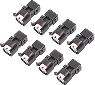 CENTAURUS 8pcs Fuel Injector Adapter Connector Kit Replacement for EV1 to USCAR EV6 & EV14 Chevy LS1