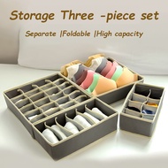 Cloth Drawer Underwear Organizer Panty storage with Removable Divider Socks Organizer Box