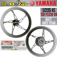 100% ORIGINAL YAMAHA LC135 4S LC 135 (1S8) SPORTRIM CAST WHEEL SPORT RIM MATT GREY TITAN GRAY KELABU
