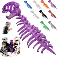 Dinosaur Skeleton Costume, My Cozy Silly Plush Skeleton Hat with Spine, 3D Spinosaurus Wearable Cudd