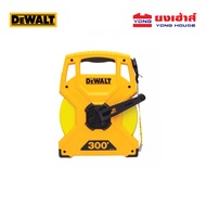 DEWALT เทปวัดสายไฟเบอร์ เทปวัดที่ 100เมตร รุ่น DWHT34067 เทปวัดไฟเบอร์กลาส
