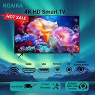 TV KOAIKA Smart TV 32" 43" 50" Android TV Frameless HD tv murah 32 inch tv 4K tv kecil google tv WiF