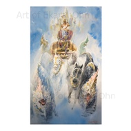 Canvas Printing Krishna Arjun