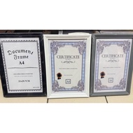 A4 Certificate Frame Home Decor Photo Cert Frame A4 Frame Sijil Gambar