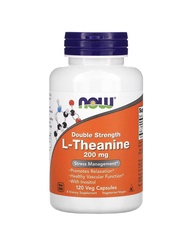 Now Foods Double Strength L-Theanine 200mg 120 veg capsules