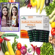 Ultima C 30capsules pampataba na vitamins, sodium ascorbate, alkaline c based non acidic vitamin c, 