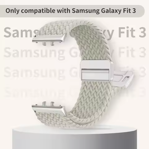 Magnetic Nylon Strap for Samsung Galaxy Fit 3 Watch Strap Watchband for Samsung Galaxy Fit 3 Band Ac