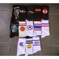 Band socks - metal band socks - old school socks - old school skate socks - short socks