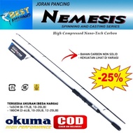 Okuma NEMESIS SPINNING And CASTING SERIES Fishing Rod - S165CM 8-17LB