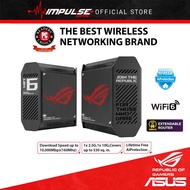 ASUS ROG Rapture GT6 AX10000 Wi-Fi Tri-Band WiFi 6 Mesh WiFi System 2.5 Gbps Port ASUS RangeBoost Pl