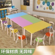 Drawing Art Table for Primary and Secondary School Students, Daycare Training Class, Solid Wood Kind