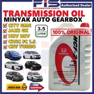FIS Original Honda ATF Oil HCF-2 3.5Liter Automatic Transmission fluid HRV BRV Jazz CRV City Minyak 