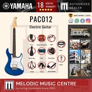 YAMAHA PAC012 Double Cutaway Electric Guitar Pacifica Series (METALLIC BLUE) BUNDLE READY STOCK