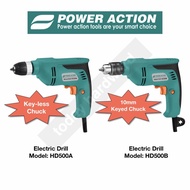 Power Action Electric Drill (HD500A & HD500B)