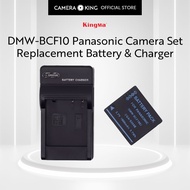 [KingMa] DMW-BCF10 Battery / Charger / Set replacement for Panasonic Lumix Cameras BCF10E