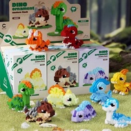 (BOX) Nano Dinosaur Toy Mini Bricks Box Bricks Nano dino for Girls
