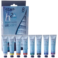 Mont Marte Water Mixable Oil Paint Intro Set 8pc x 18ml H20