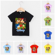 Áo thun trẻ em MICKEY ART 8 màu áo đầy đủ size có big size áo thun cho bé Cotton King Cotton
