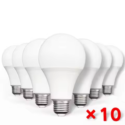 10pcs LED Bulb Lamps E27 AC220V 240V Light Bulb Real Power 20W 18W 15W 12W 9W 5W 3W Lampada Living R