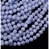 Natural Blue Lace Agate  Round Beaded Strand 6mm 8mm 10mm size available