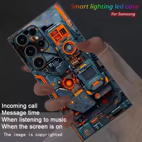 Luminous Case For Samsung Galaxy A15 A35 A17 A56 A25 A26 A16 S25 S24 S23 Ultra S22 S21 Plus S20 FE Z