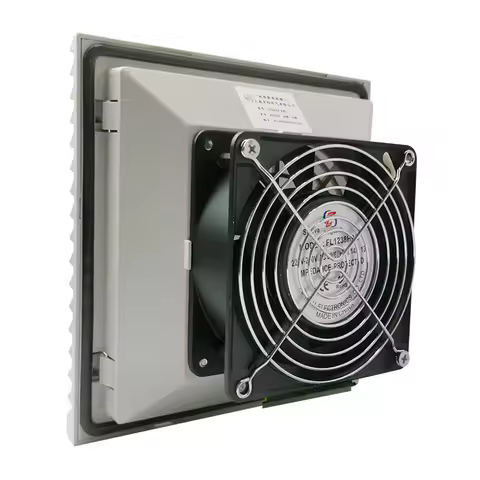 204mm Cabinet Ventilation Fan FK6623.230 AC230V 0.12A 204x204mm Filter Screen Iron Mesh Ventilation 