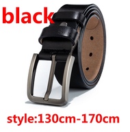Long 110cm-170cm Fashion Belt Cowhide Genuine Leather Belts for Men Pin Buckle Leather Belts LOng 11
