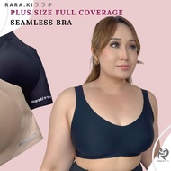 RARAKI PSFF 115XN Plus Size Full Freedom Maxy Curve Seamless Bra (Wireless - C|D|E) Full Coverage Ic
