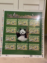 1999年香港大熊貓珍藏大型版張郵票Giant Pandas Hong Kong Stamp Sheet
