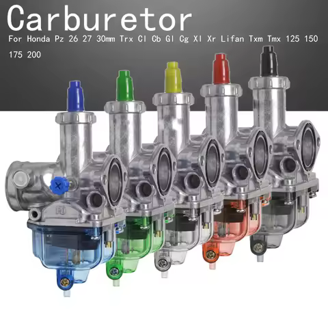 Carburetor For Honda Pz 26 27 30mm Trx Cl Cb Gl Cg Xl Xr Lifan Txm 125 150 175 200