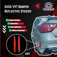 Proton SAGA VVT 2019-2024 3M™ Bumper Reflective Sticker (2PCS) saga vvt accessori proton saga vvt ac